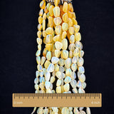 Ethiopian White Opal Tumble Beads | Natural Welo Fire Opal Smooth Nugget Strand | Bulk Lot