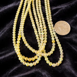 Ethiopian White Opal Round Smooth Beads | Natural Welo Fire Opal Sphere Strand | Bulk Lot