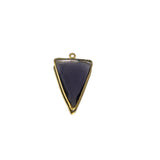 Boho Chic Amethyst Bezel Pendant - Handcrafted Gemstone Necklace in 925 Sterling Silver with Stunning Finishes