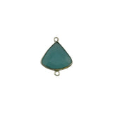 Boho Chic Chalcedony Blue Bezel Pendant - Handcrafted Gemstone Necklace in 925 Sterling Silver with Stunning Finishes