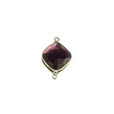 Boho Chic Amethyst Bezel Pendant - Handcrafted Gemstone Necklace in 925 Sterling Silver with Stunning Finishes