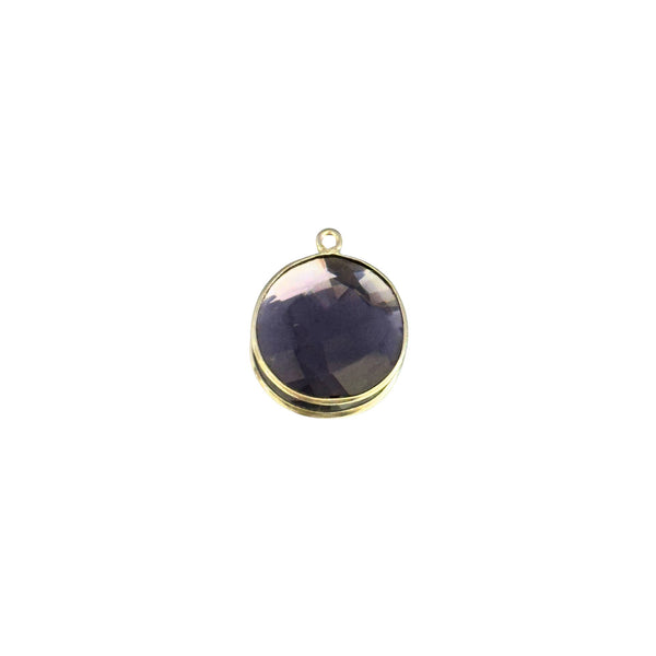 Boho Chic Amethyst Bezel Pendant - Handcrafted Gemstone Necklace in 925 Sterling Silver with Stunning Finishes