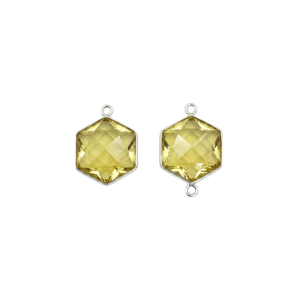 Boho Chic Lemon Quart Bezel Pendant - Handcrafted Gemstone Necklace in 925 Sterling Silver with Stunning Finishes