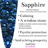 Octagon Mystic Umba Sapphire Natural Beads - DIY Beading Supplies
