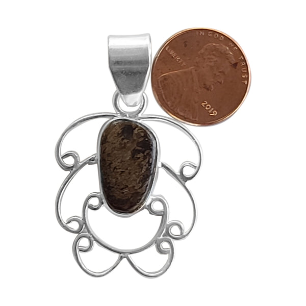 Bronzite handmade gemstone pendants.