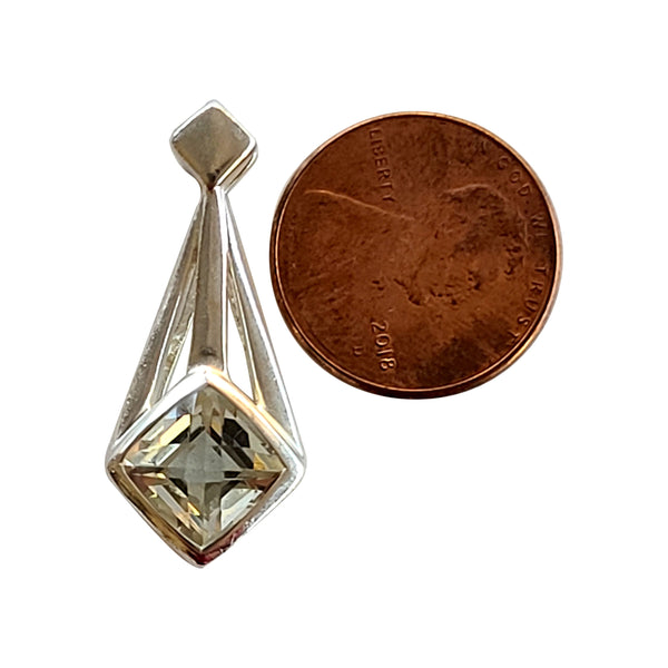Blue Topaz handmade gemstone pendants.