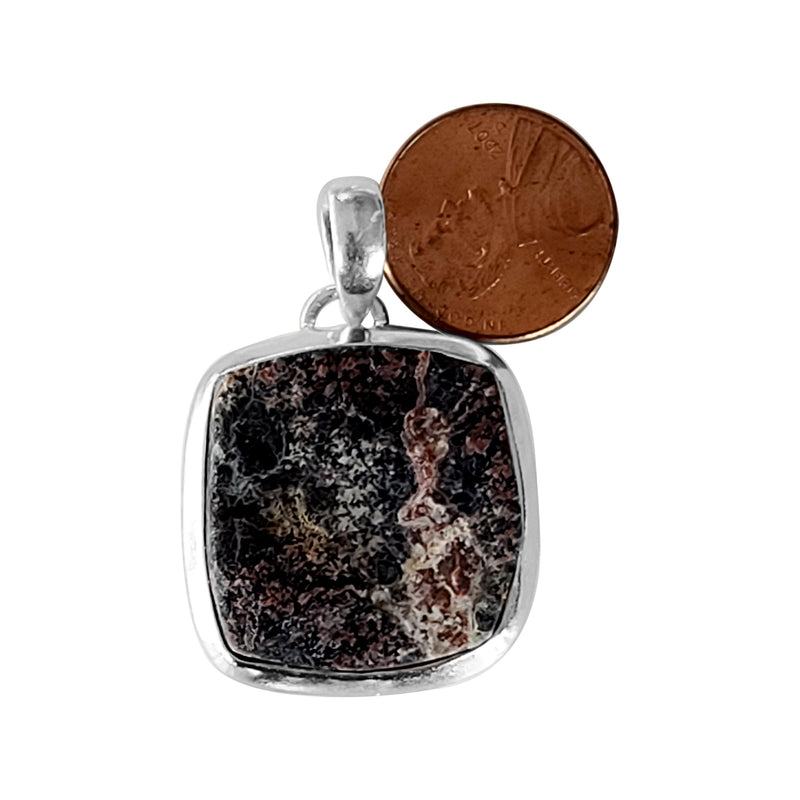 Rhodonite handmade gemstone pendants.