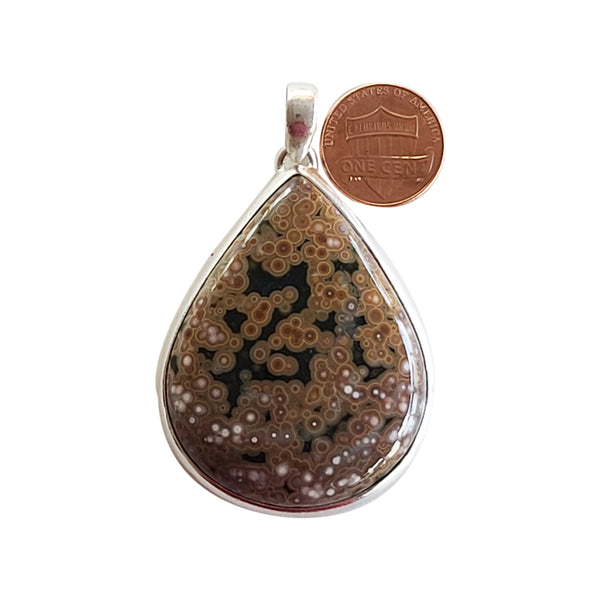 Jasper Pear Shape Assorted Vintage Pendants Necklace - 925 Sterling Silver Handmade DIY Jewelry Making - Natural Gemstone Pendants