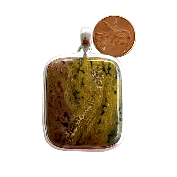 Jasper Assorted Vintage Pendants Necklace - 925 Sterling Silver Handmade DIY Jewelry Making - Natural Gemstone Pendants - Gifts For Her