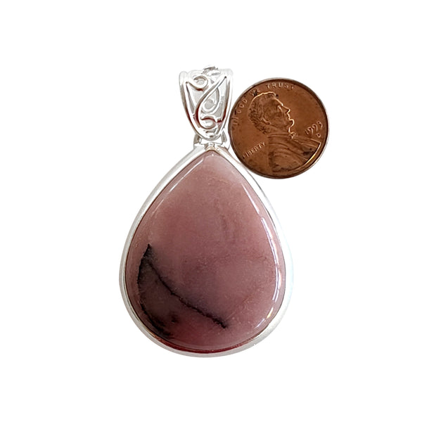 Rhodonite handmade gemstone pendants.