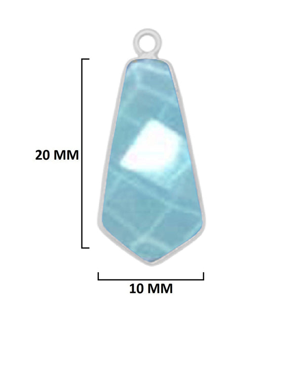 Wholesale gemstone bezel charms