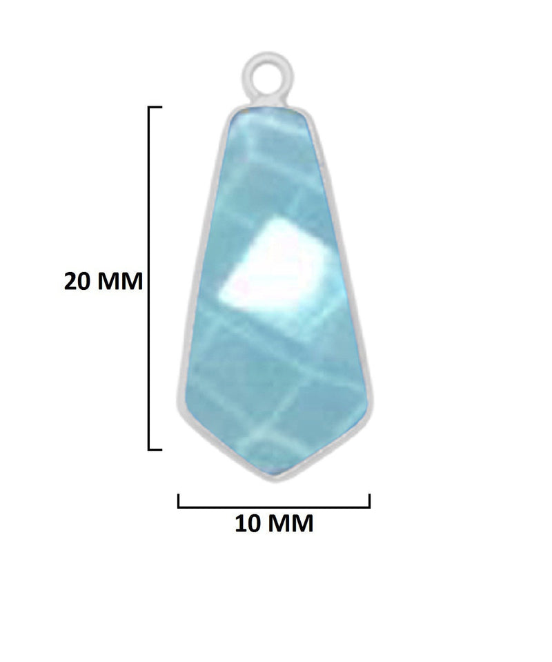Wholesale gemstone bezel charms