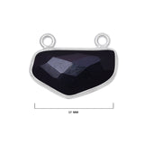 Boho Chic Black Onyx Bezel Pendant - Handcrafted Gemstone Necklace in 925 Sterling Silver with Stunning Finishes