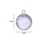 Boho Chic Clear Quartz Bezel Pendant - Handcrafted Gemstone Necklace in 925 Sterling Silver with Stunning Finishes