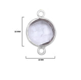 Boho Chic Clear Quartz Bezel Pendant - Handcrafted Gemstone Necklace in 925 Sterling Silver with Stunning Finishes