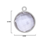 Boho Chic Clear Quartz Bezel Pendant - Handcrafted Gemstone Necklace in 925 Sterling Silver with Stunning Finishes