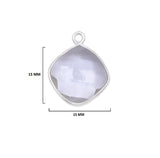 Boho Chic Clear Qurtz Bezel Pendant - Handcrafted Gemstone Necklace in 925 Sterling Silver with Stunning Finishes