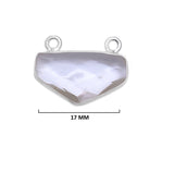Boho Chic Clear Quartz Bezel Pendant - Handcrafted Gemstone Necklace in 925 Sterling Silver with Stunning Finishes