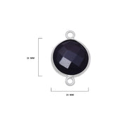 Boho Chic Black Onyx Bezel Pendant - Handcrafted Gemstone Necklace in 925 Sterling Silver with Stunning Finishes