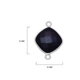 Boho Chic Black Onyx Bezel Pendant - Handcrafted Gemstone Necklace in 925 Sterling Silver with Stunning Finishes