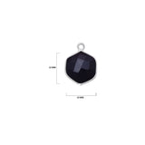 Boho Chic Black Onyx Bezel Pendant - Handcrafted Gemstone Necklace in 925 Sterling Silver with Stunning Finishes