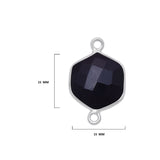 Boho Chic Black Onyx Bezel Pendant - Handcrafted Gemstone Necklace in 925 Sterling Silver with Stunning Finishes