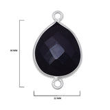 Boho Chic Black Onyx Bezel Pendant - Handcrafted Gemstone Necklace in 925 Sterling Silver with Stunning Finishes