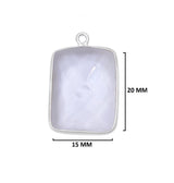 Boho Chic Clear Quartz Bezel Pendant - Handcrafted Gemstone Necklace in 925 Sterling Silver with Stunning Finishes