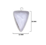 Boho Chic Clear Quartz Bezel Pendant - Handcrafted Gemstone Necklace in 925 Sterling Silver with Stunning Finishes