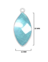 Wholesale gemstone bezel charms