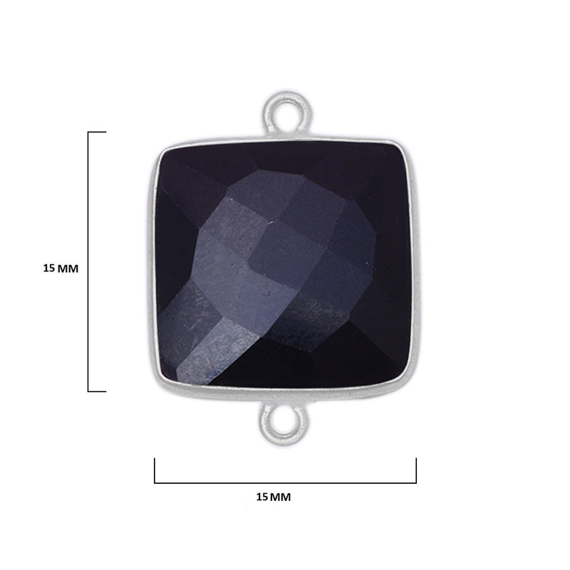 Boho Chic Black Onyx Bezel Pendant - Handcrafted Gemstone Necklace in 925 Sterling Silver with Stunning Finishes