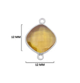 Boho Chic Lemon Quartz Bezel Pendant - Handcrafted Gemstone Necklace in 925 Sterling Silver with Stunning Finishes