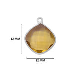 Boho Chic Lemon Quartz Bezel Pendant - Handcrafted Gemstone Necklace in 925 Sterling Silver with Stunning Finishes
