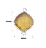 Boho Chic Lemon Quartz Bezel Pendant - Handcrafted Gemstone Necklace in 925 Sterling Silver with Stunning Finishes