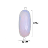 Opalite Pendant – Sterling Silver Bezel, Boho Necklace