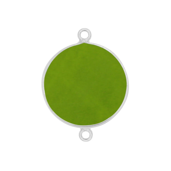 Boho Chic Peridot Bezel Pendant - Handcrafted Gemstone Necklace in 925 Sterling Silver with Stunning Finishes