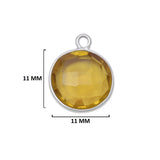 Boho Chic Lemon Quartz Bezel Pendant - Handcrafted Gemstone Necklace in 925 Sterling Silver with Stunning Finishes