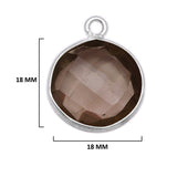 Boho Chic Smoky Quartz Bezel Pendant - Handcrafted Gemstone Necklace in 925 Sterling Silver with Stunning Finishes