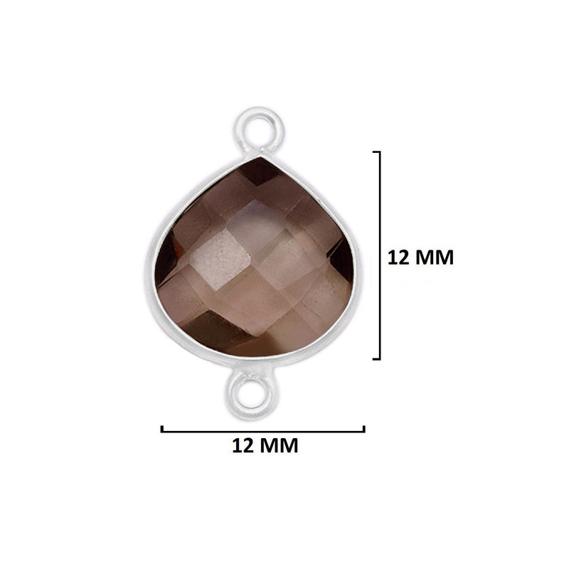 Boho Chic Smoky Quartz Bezel Pendant - Handcrafted Gemstone Necklace in 925 Sterling Silver with Stunning Finishes