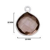 Boho Chic Smoky Quartz Bezel Pendant - Handcrafted Gemstone Necklace in 925 Sterling Silver with Stunning Finishes