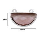 Boho Chic Smoky Quartz Bezel Pendant - Handcrafted Gemstone Necklace in 925 Sterling Silver with Stunning Finishes