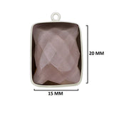 Boho Chic Smoky Quartz Bezel Pendant - Handcrafted Gemstone Necklace in 925 Sterling Silver with Stunning Finishes