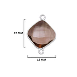 Boho Chic Smoky Quartz Bezel Pendant - Handcrafted Gemstone Necklace in 925 Sterling Silver with Stunning Finishes