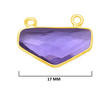Wholesale gemstone bezel charms