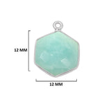 Sterling Silver-Plated Bezel Charms