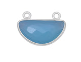 Blue Chalcedony Gemstone Charms