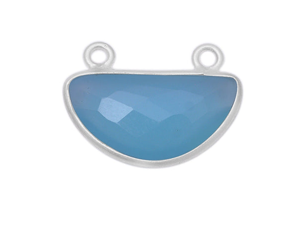 Blue Chalcedony Gemstone Charms