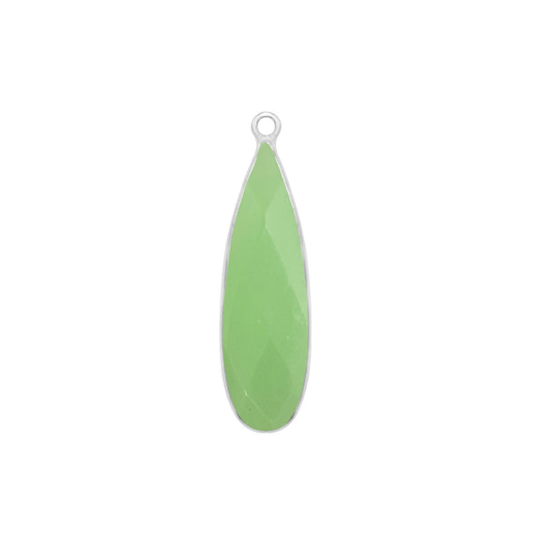 Green Chalcedony Gemstone Charms
