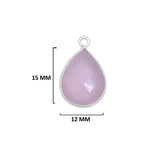Sterling Silver-Plated Bezel Charms