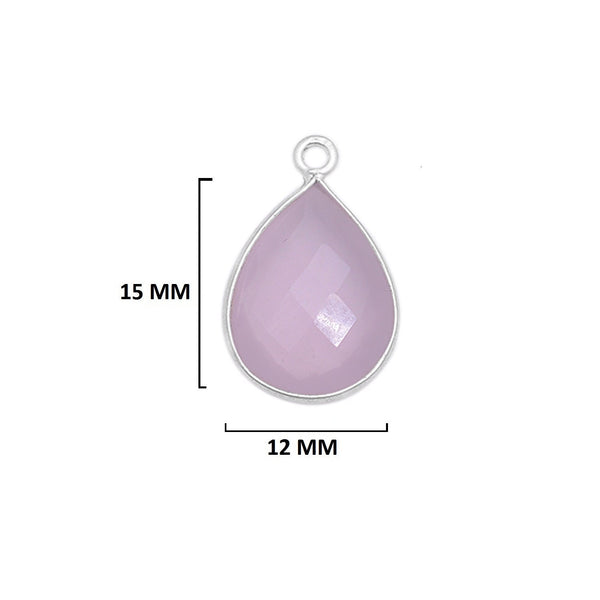 Sterling Silver-Plated Bezel Charms